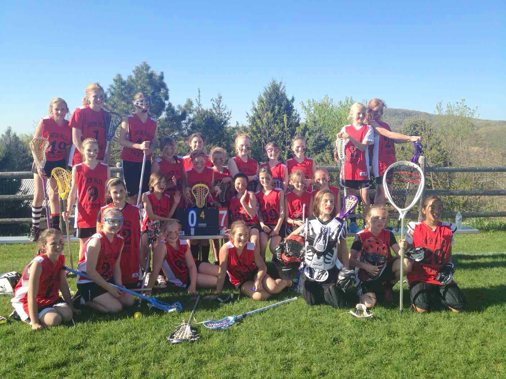 Saucon Valley Lacrosse players